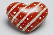 © bagus_ - Red Heart Shaped Object with White Polka Dots.