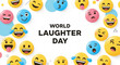 © Aliii - Colorful emojis celebrating world laughter day with joyful smiling faces
