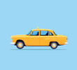 © Refat Jamil - yellow taxi vintage car vector illustration