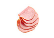 © Роман Фернаті - Slices of delicious ham isolated on a white background