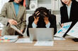 © Dino - Employees who are stressed from excessive workloads, fatigued, and under pressure.