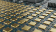 © Вячеслав Кравченко - 6G massive MIMO antenna circuit board with gold patch grid