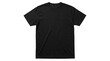 © BTG - Plain black cotton t-shirt flat lay template