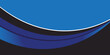 © Moh - Professional abstract background featuring elegant blue and black curved waves with a clean white accent line.