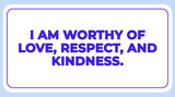 Positive Affirmations Poster – Self Love & Motivation for Social Media. 