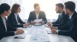 © Anindita - Professional office meeting with blurred background team collaboration business strategy and modern workplace concepts