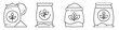 © Saedul - Line art illustration of fertilizer bags, agricultural product packaging vector