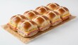 © Aly - Hot Cross Bun Sandwiches with Ham and Cheese