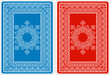 © Christos Georghiou - Card backs pattern design from a new original deck of playing cards. The design interworks the four suit symbols in highly detailed abstract pattern.