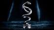 © Lim - Elaborate metallic sculpture of a coiled serpent statue, symbolizing ancient power and mystique.