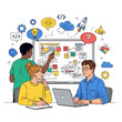 © Jem - People working on a project plan 2.