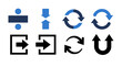 © Jago Gusti - A collection of various arrows and symbols icons are arranged.