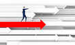 © yongheng19962008 - Business people and successful arrows for career success and economic development