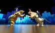 © yongheng19962008 - Financial competition between bull and bear markets