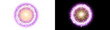 © RifahTasnia - PNG image of Vibrant electrical plasma orb glowing with intense purple lightning bolts and sparks captured in a circular shape on transparent background