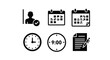 © Rakib Anik - Business schedule and organization icons.