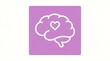 © Vertex Visuals - Mindful Harmony: A symbol of inner peace and the integration of mind and heart. This minimalist design conveys emotional intelligence and mental well-being.