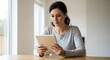 © Muswir - E-commerce Small Business Home Office Workspace with Sustainable Packaging and Online Order Fulfillment