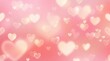 © Cox - Romantic Pink Heart Bokeh Background for Love and Celebration Designs