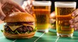 © Asma - Delicious burger and cold beer pairing a perfect culinary combination