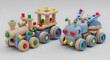 © JAMILA - Handcrafted Wooden Toy Vehicles with Colorful Pegs for Creative Child Play