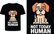©  Desinger Abdullah  - Black t shirt mockup featuring a cute beagle with a funny slogan