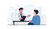 © Cikita - Doctor consulting patient, medical checkup, healthcare consultation, doctor's office