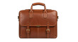 © ANTARA - A brown leather briefcase with a handle and buckles