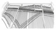 © MystoganCreative - Detailed technical illustration of a grand piano's internal stringing system and cast iron frame.