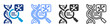 © Uniconlabs - Genomic Insights icon set multiple style collection