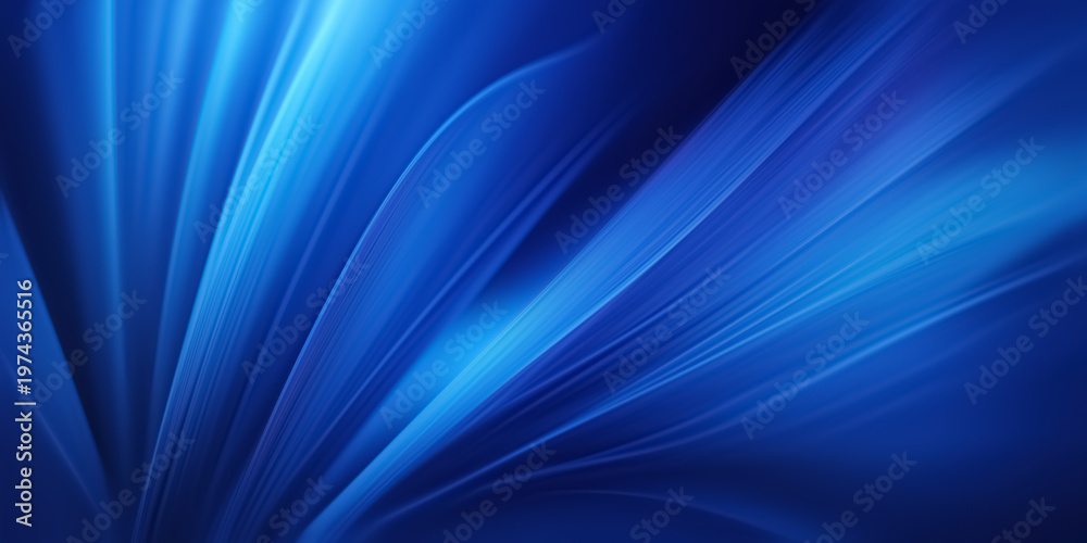 Blue Abstract Pattern With Flowing Shapes and Lines Stock Illustration ...