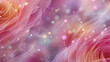 © i m - ピンクの薔薇の花びらが重なり合う幻想的なフローラル背景素材