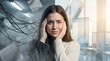 © Nikola Step - Woman's Split Face: Depicting Stress vs. Calm in Modern Office Environments