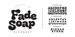© happy - Fade Soap Retro Groovy Bubble Font Alphabet Vector for Y2K Aesthetic Pop Art and Playful Design