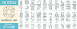 © Hexxa Studio - Workflow line icon collection, Editable stroke. Vector illustration.