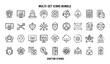 © MdLiton - A collection of various business and technology icons in a multi-set bundle
