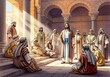 © Tresno - Jesus Teaching in the Temple - A Moment of Spiritual Guidance.