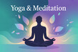 © Junaid - A person meditates in a peaceful and serene environment with a vibrant and beautiful background