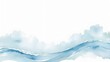 © Gardenk - 使いやすい水彩フレーム青海波スカイブルー背景
