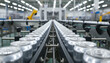© Вячеслав Кравченко - Automated high speed beverage canning line with rows of shiny aluminum cans
