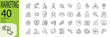 © Asap - Marketing icon set. Editable stroke. Vector illustration.