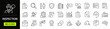 © SMUX - Inspection Web Icon Set in Linear Style. Collection of quality control, line icons, including checks product, evaluation, testing, quality assurance, certification, check and more. Editable stroke