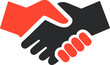 © Bamby - Colorful handshake graphic representing partnership and collaboration