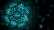 © Masha Stock - SMM, Social Media Marketing concept. Customizing profile page to give your customers the best visiting experience. 3d Motion graphics of technology icon interface background