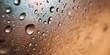 © Marta B - The Water Droplets On Glass Surface With Warm Bokeh And Macro Texture