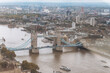 © Makaty - Bird's Eye View Over the City of London and Aerial View of it's iconic landmarks, skyline, and the River Thames