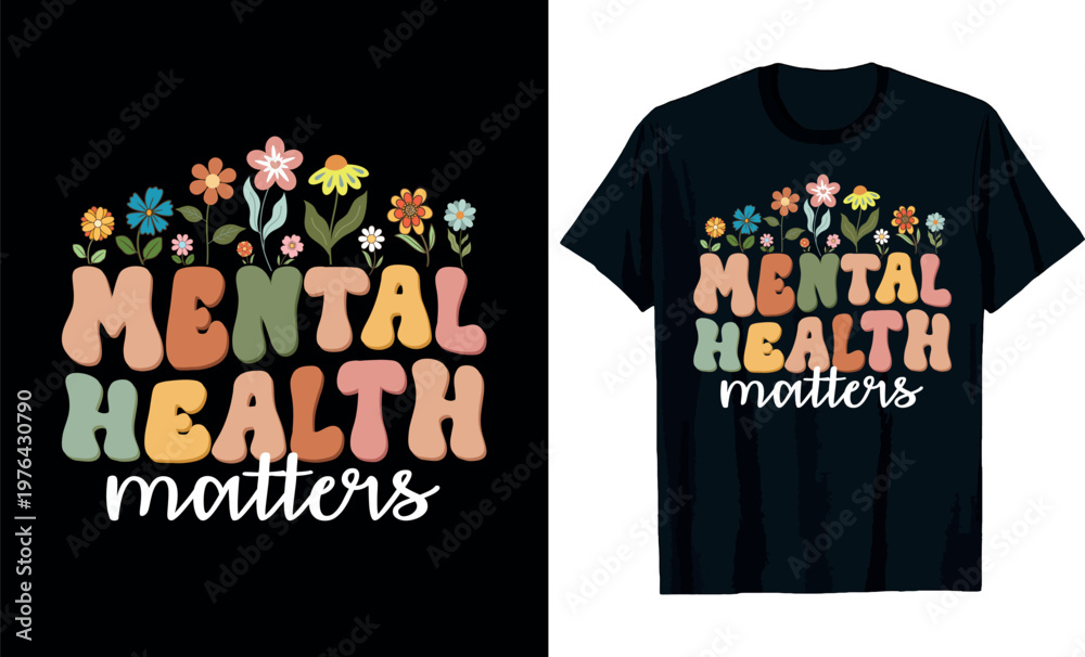 Mental health matters t-shirt design mental health awareness t-shirt ...