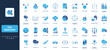 © Icon Majesty - CO2 emissions, exhaust and greenhouse gas reduction, global air pollution and footprint glyph icon set. Impact of industry on environment, climate solid symbols vector illustration