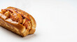 © amna - Gourmet lobster roll with buttery toasted brioche bun, fresh steamed seafood sandwich, classic New England style lobster meat roll isolated PNG with Transparent Background