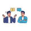 © Jaka - Businessmen Arguing, Disagreement, Conflict, Question and Answer, Communication Problems